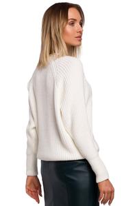 Simple Long Sleeve Sweater (Ecru)