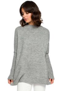 Grey Simple Fall Sweater