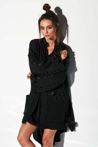 Black Cute Cardigan with bows