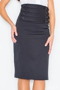 Black Slim Fit Pencil Style High Waist Office Dress