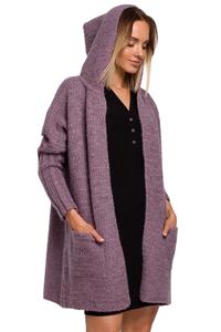 Warm Oversized Sweater with a Hood (heather)