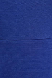 Cornflower Blue Bateau Neck Seam Shift Slit Dress