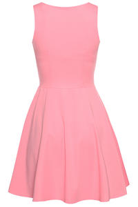 Pink Light Hearted Sleeveless Flare Date Dress