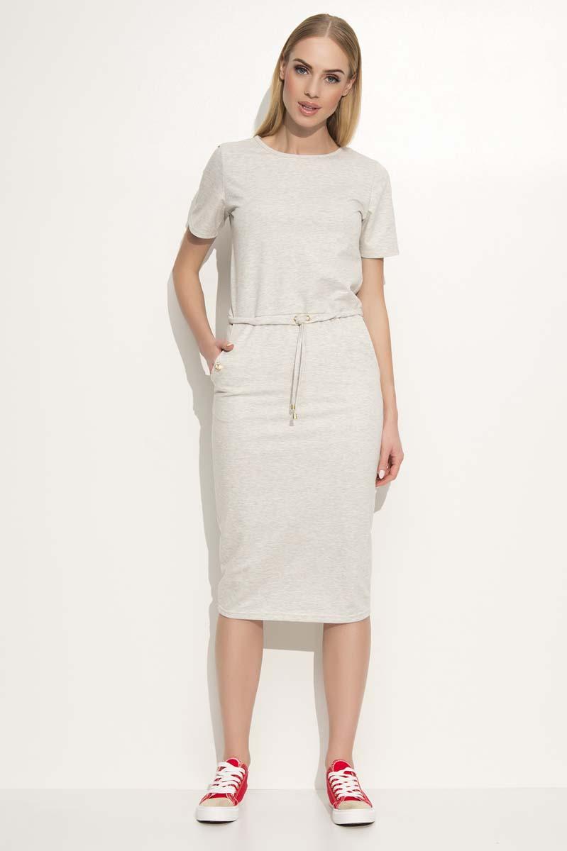 simple beige dress