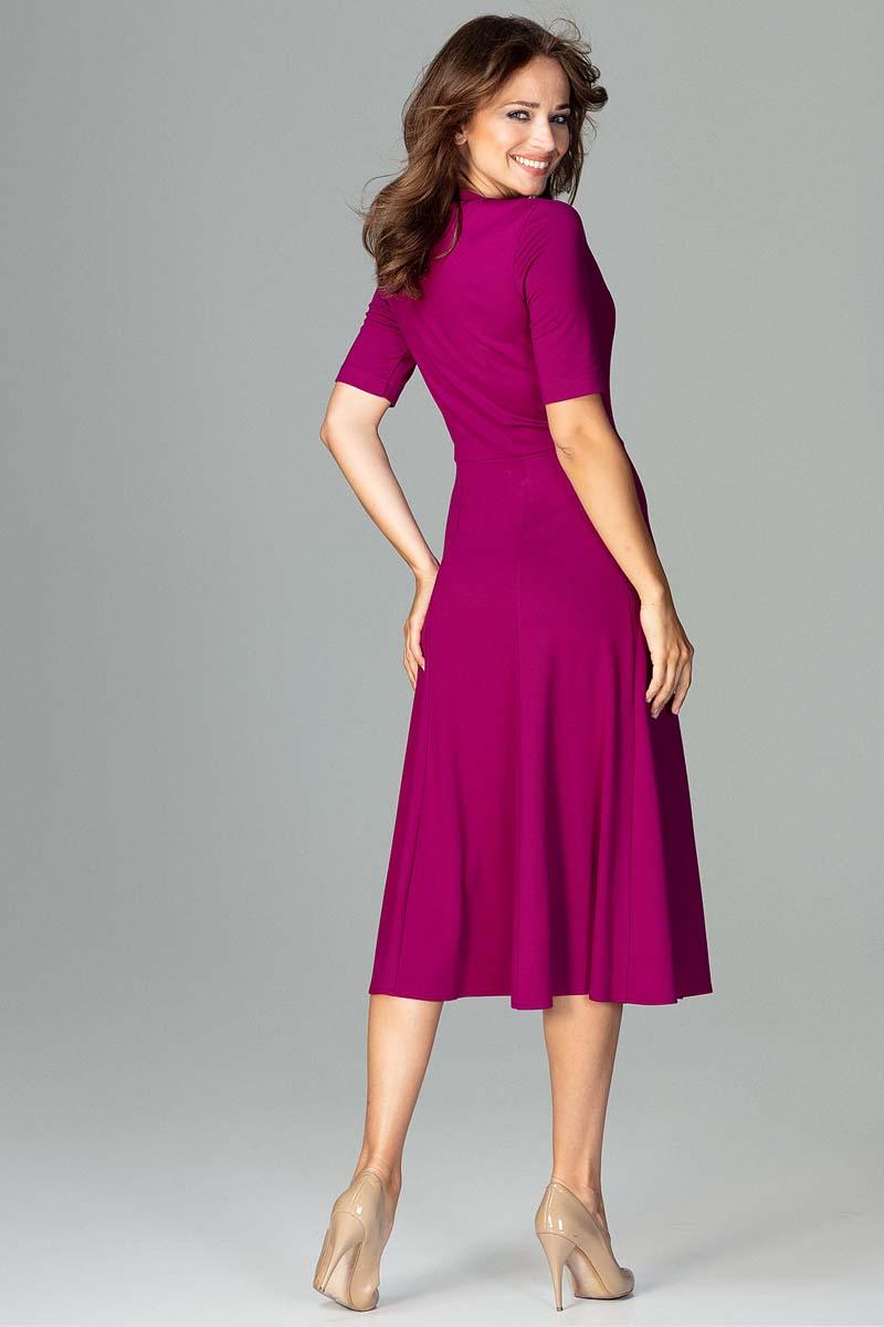 fuchsia gown