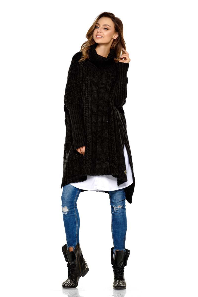 oversized turtleneck outfit