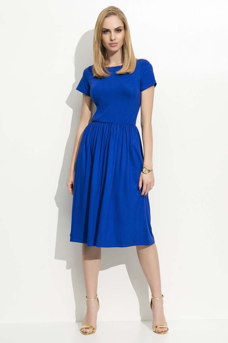 blue and white midi