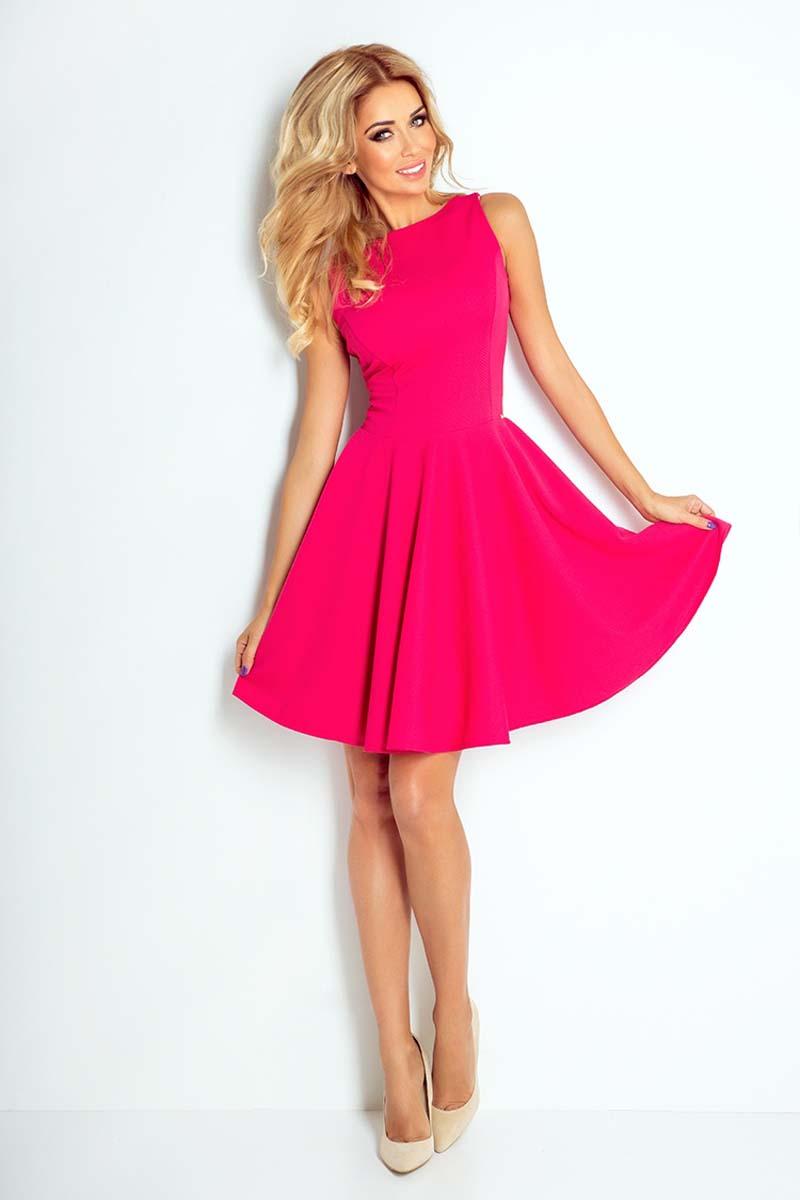 pink sleeveless gown