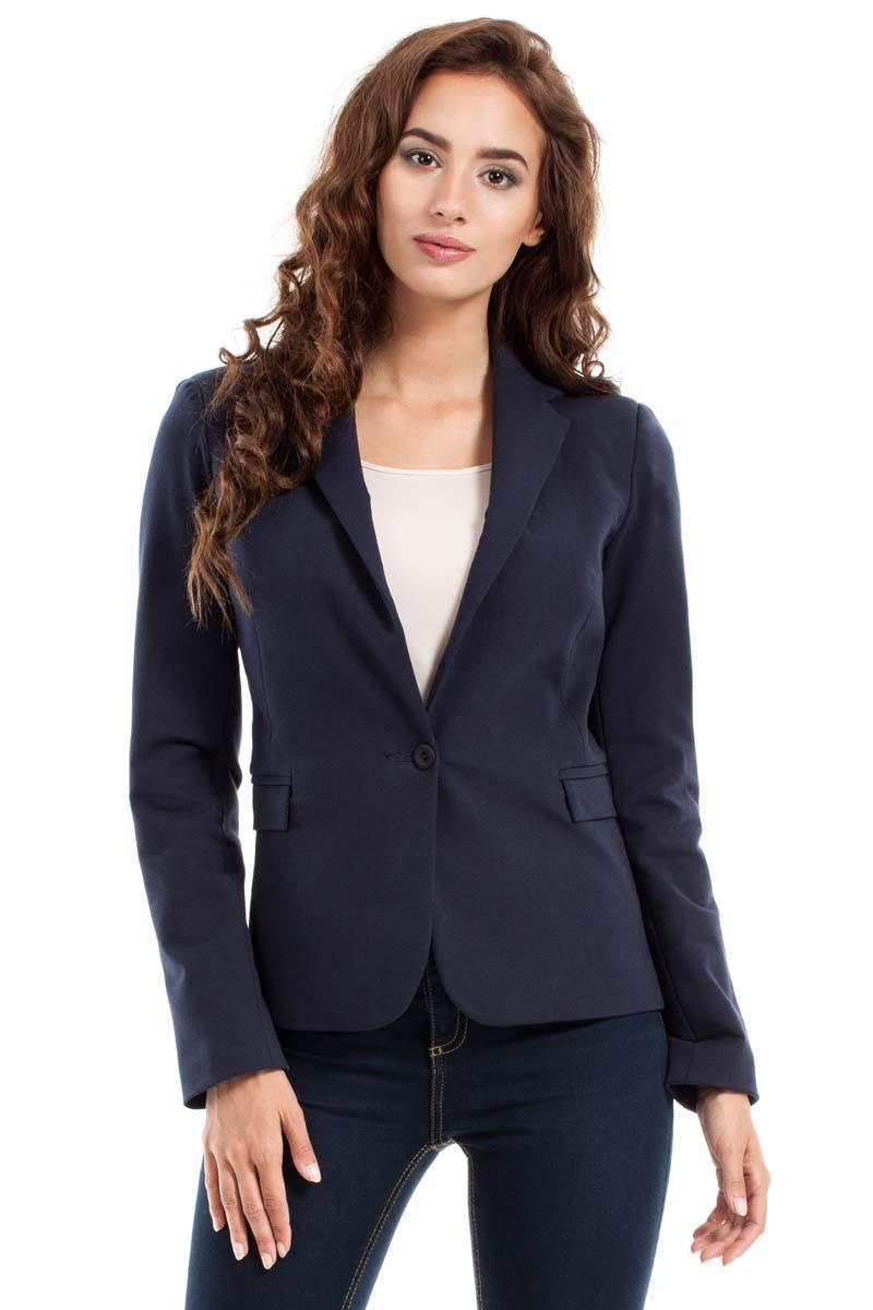 Dark Blue Classic Ladies Blazer