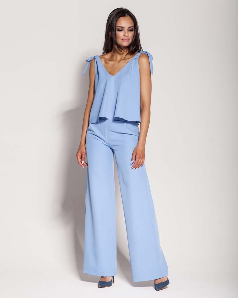 light blue trousers womens