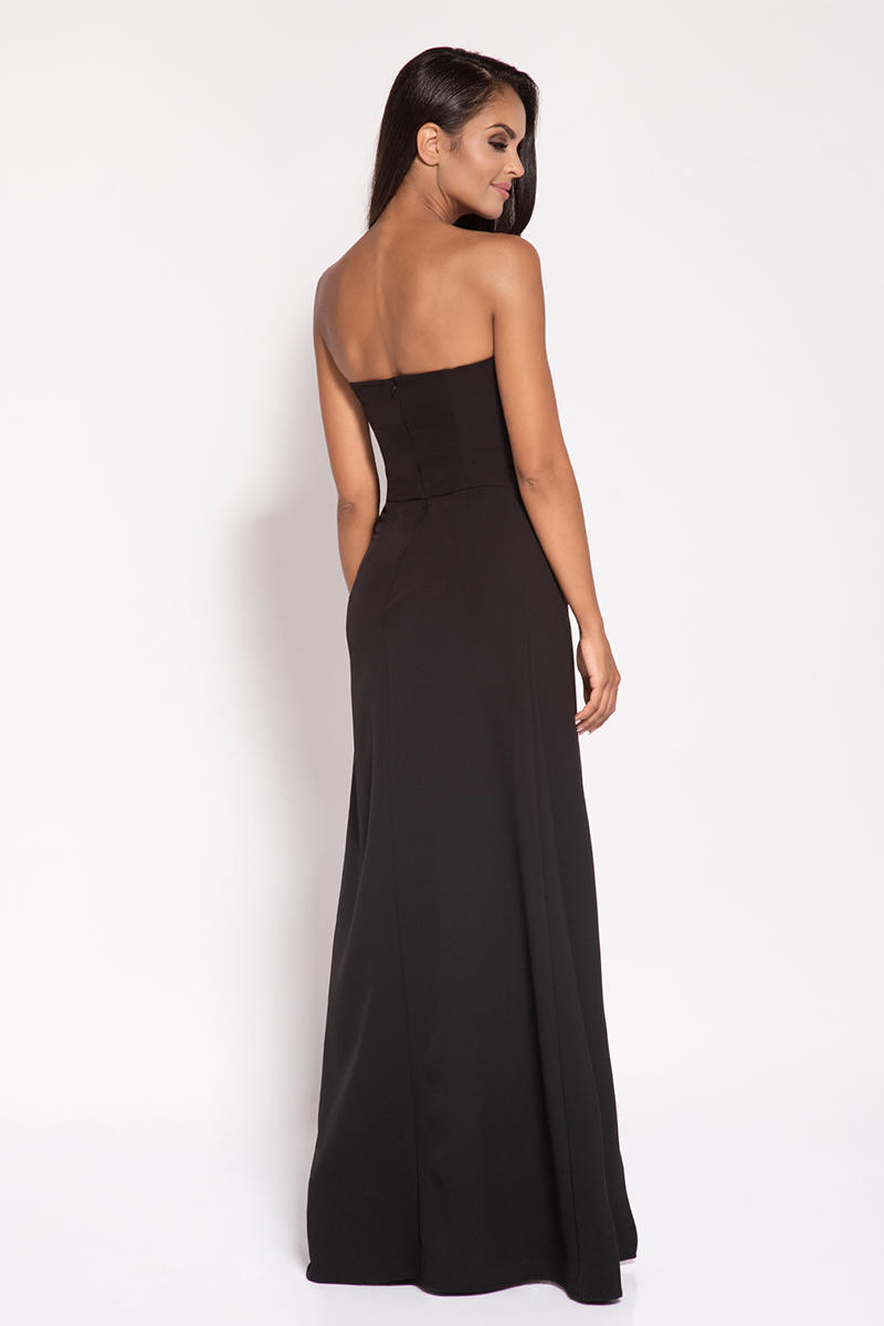 off shoulder straight gown