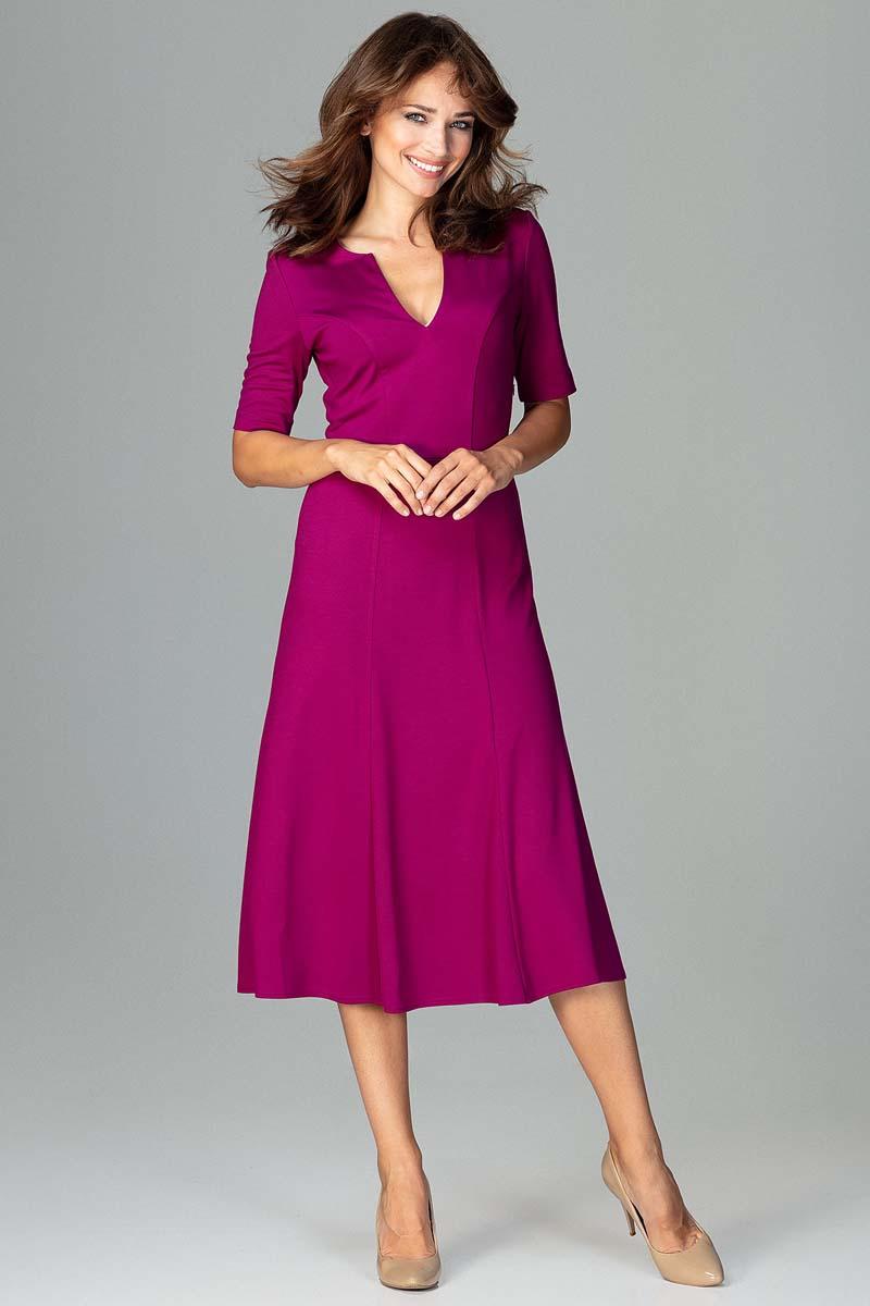 fuchsia gown