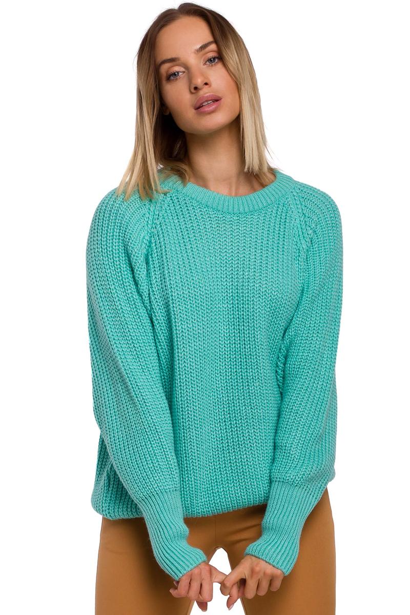 Simple Long Sleeve Sweater (Green)