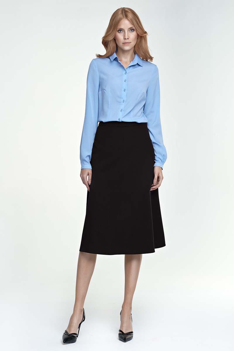short black flare skirt