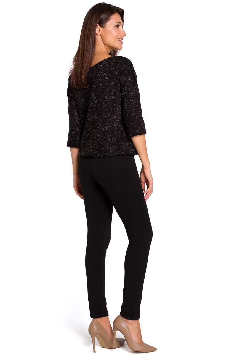 Black Elastic Waist Pants