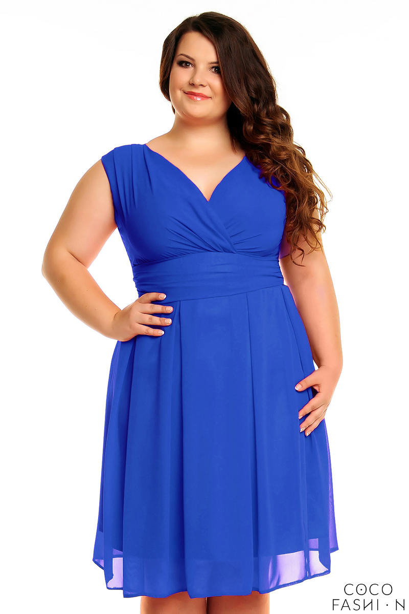 cornflower blue summer dress