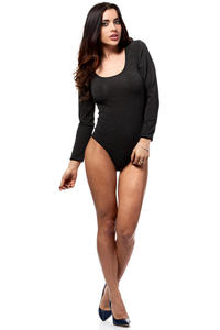 Charcoal Dragonflies Body Suit with Long Sleeves
