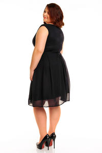 Black Elegant Evening Romantic Party Dress PLUS SIZE