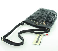 Blackk Padded Design Long Strap Bag