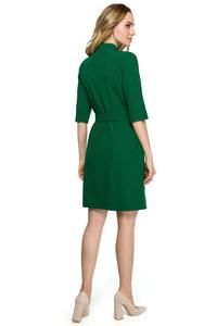 Green Belted Mini Dress