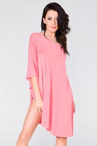 Pink Oversized Asymetrical Tunic
