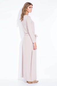 Mocca Casual Fit Belted Maxi Dress