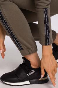 Sweatpants with Stripes (Khaki)