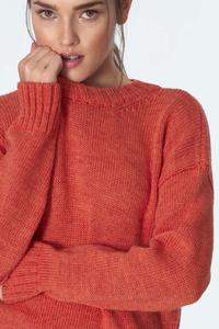 Orange Classic Fall Sweater