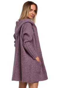 Warm Oversized Sweater with a Hood (heather)