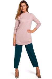 Pink Sweater-Tunic with turtleneck