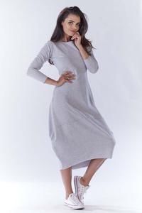 Light Gray Long Sporty Bauble Dress