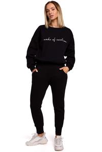 Sweatshirt with embroidery (Black)