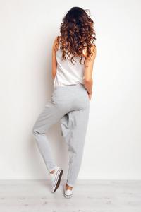 Grey Street Style Baggy Pants