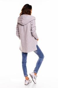 Grey Street Fashion Hoodie Longer Back