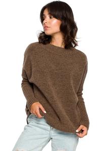 Camel Brown Simple Fall Sweater