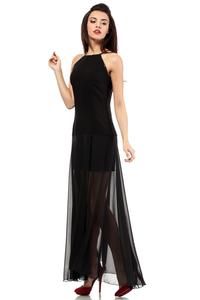 Black Elegant Maxi Evening Dress