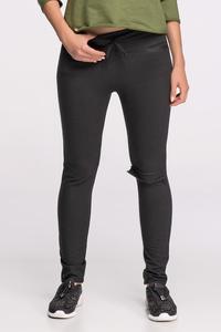 Black Fitted Ladies Jogger Pants