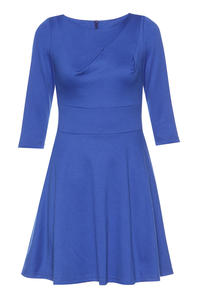 Blue Giggly Fashion Flared Skirt Dress