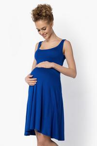 Blue Casual Knee Length Summer Dress