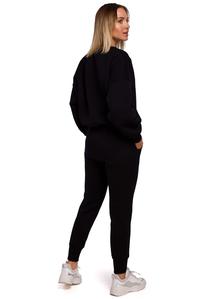 Sweatshirt with embroidery (Black)