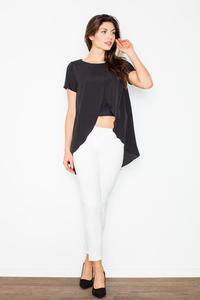 Black Long Unique Style Blouse