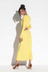 Deep Ceylon Yellow Maxi Dress V Neck