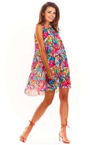 Colourful Flowered Dress Summer Style