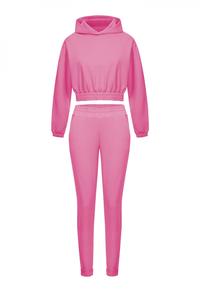 Fuchsia Sportsuit Hoodie and Slim Joggers