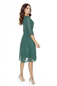 Green Evening Long Sleeves Dress