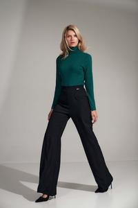 Green Classic Tourtleneck Blouse