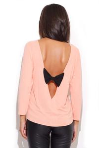 Salmon Pink Coffee Time Classic Blouse