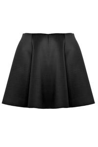 Black Light Pleates High Waist Mini Skirt