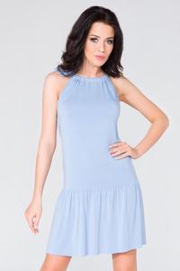 Light Blue Summer Frilled Dress