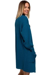 Long Cardigan with Pockets (Sea)